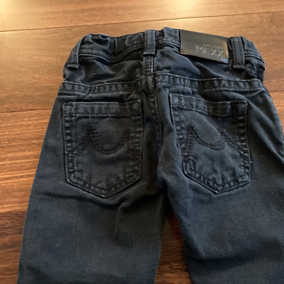 Boys Black Distressed Mexx Jeans - Picture 6 of 6